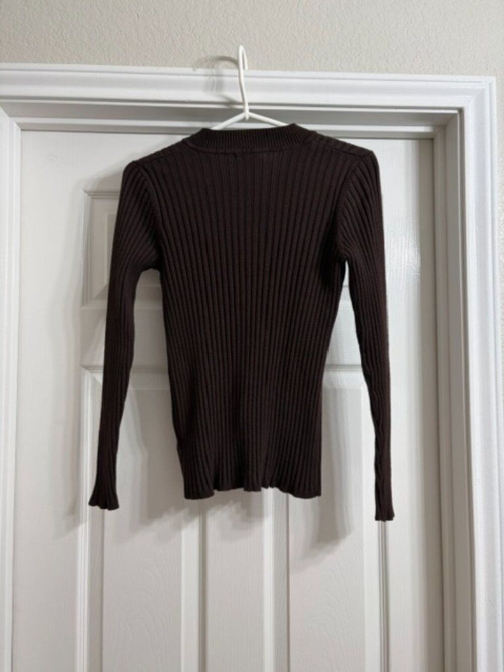 George Brand Women's Brown Long Sleeve Sweater, Size Large - Picture 2 of 3